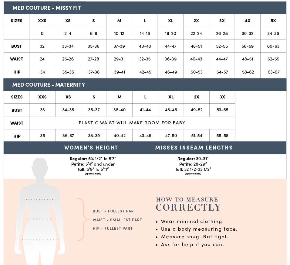Med Couture Peaches Tall Comfort Scrub Pants