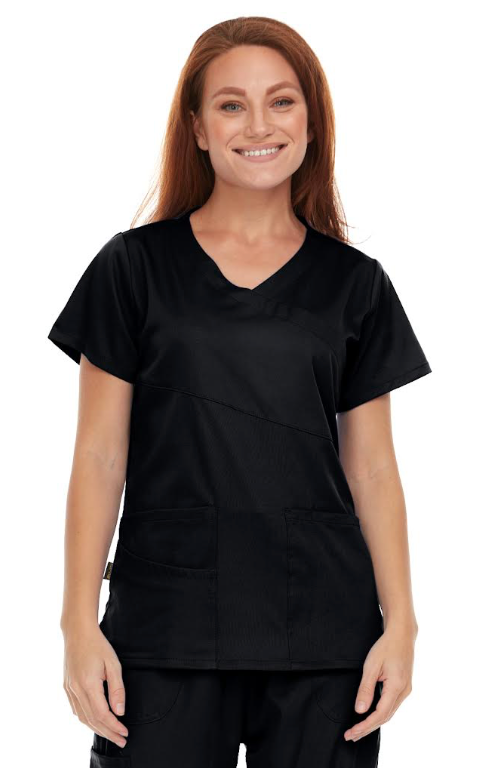 Pepino Uniforms Mock Neck Scrub Top