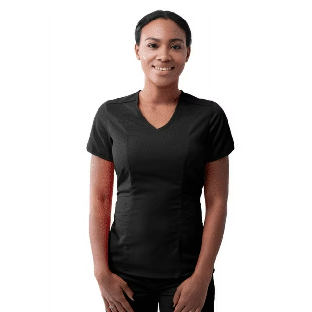 Adar Pro Modern V-Neck Scrub Top