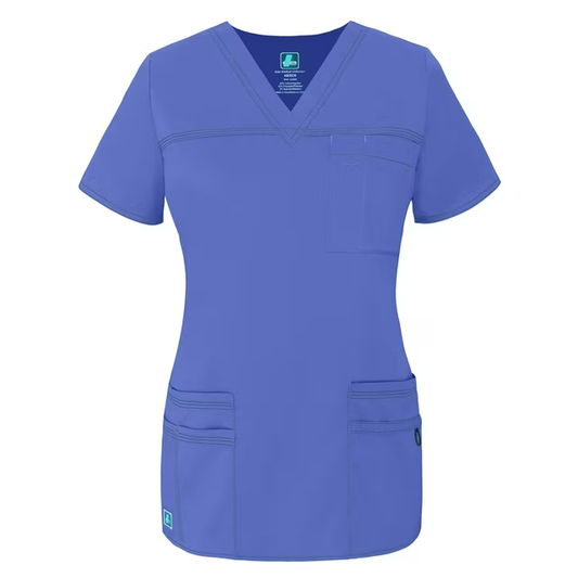Haut à col en V Adar Pop Stretch TaskWear