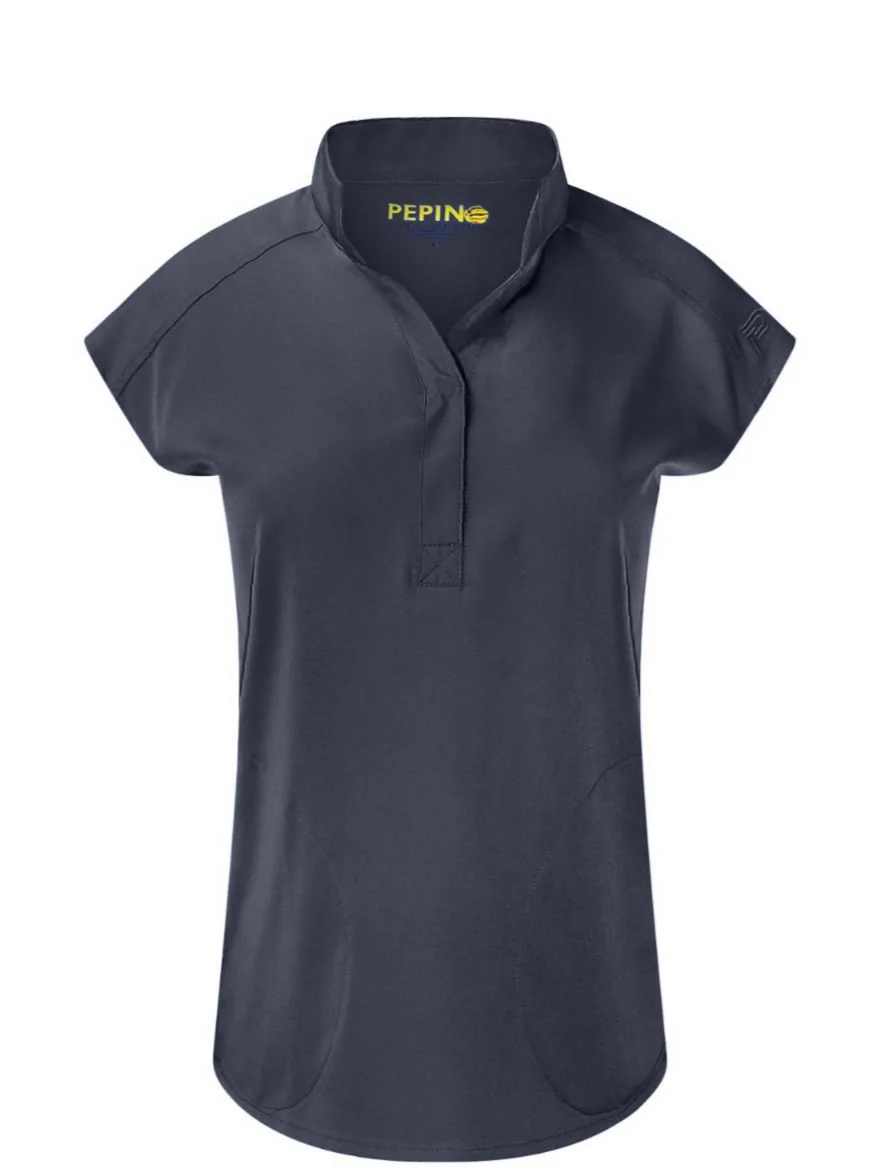 Pepino Uniforms Mandarin Collar Tuck In Top