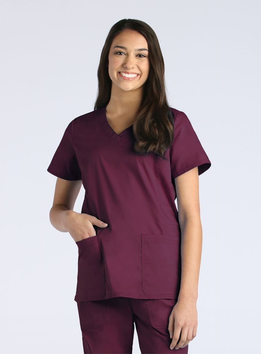 Top funcional con escote en V para mujer Maevn Blossom Signature