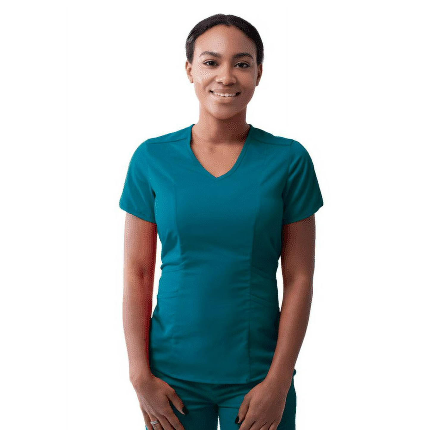 Adar Pro Modern V-Neck Scrub Top
