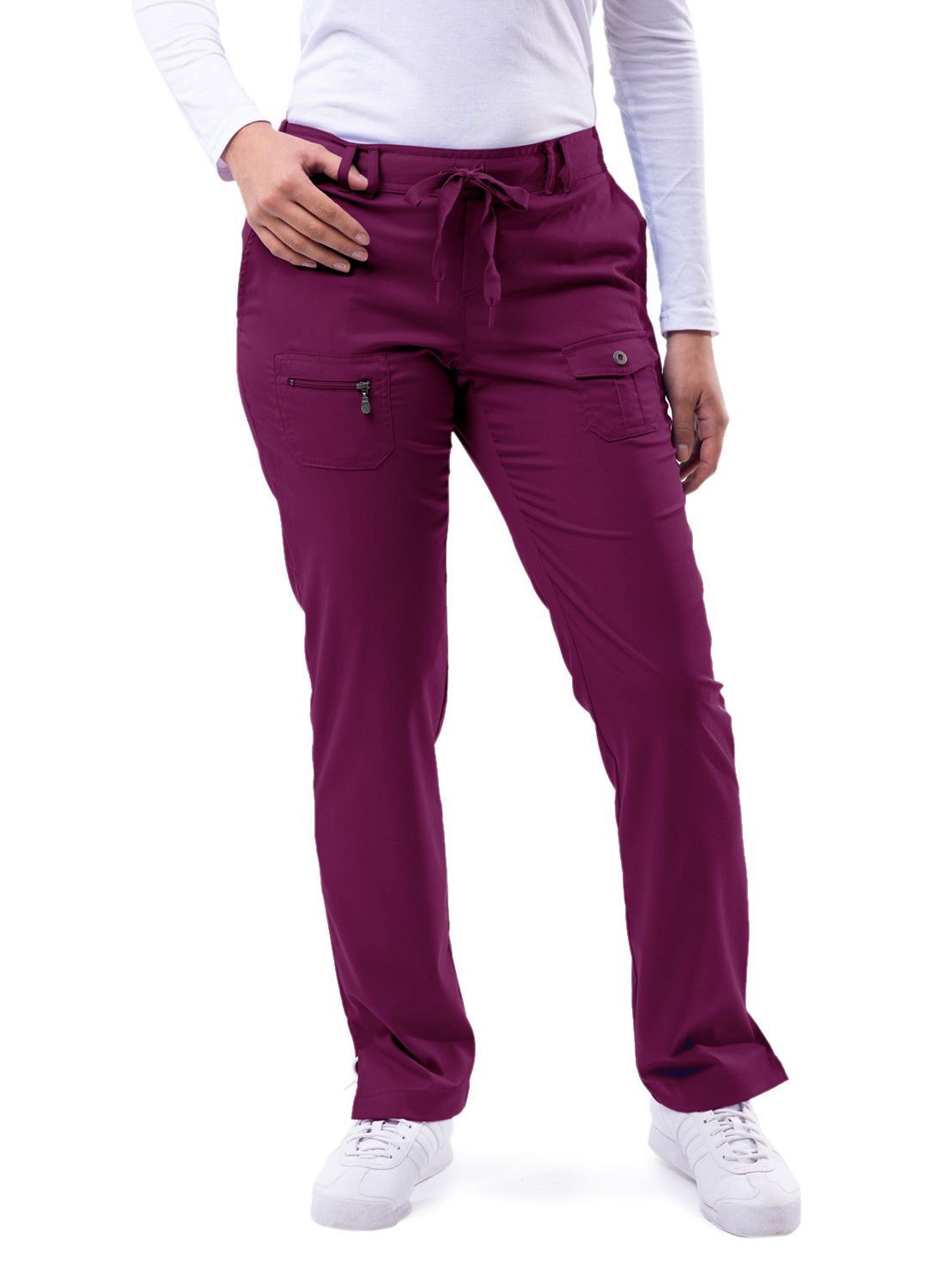 Adar Pro Tall Slim Fit 6-Pocket Scrub Pants
