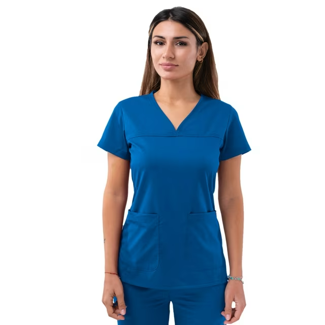 Adar Pro Sweetheart V-Neck Scrub Top