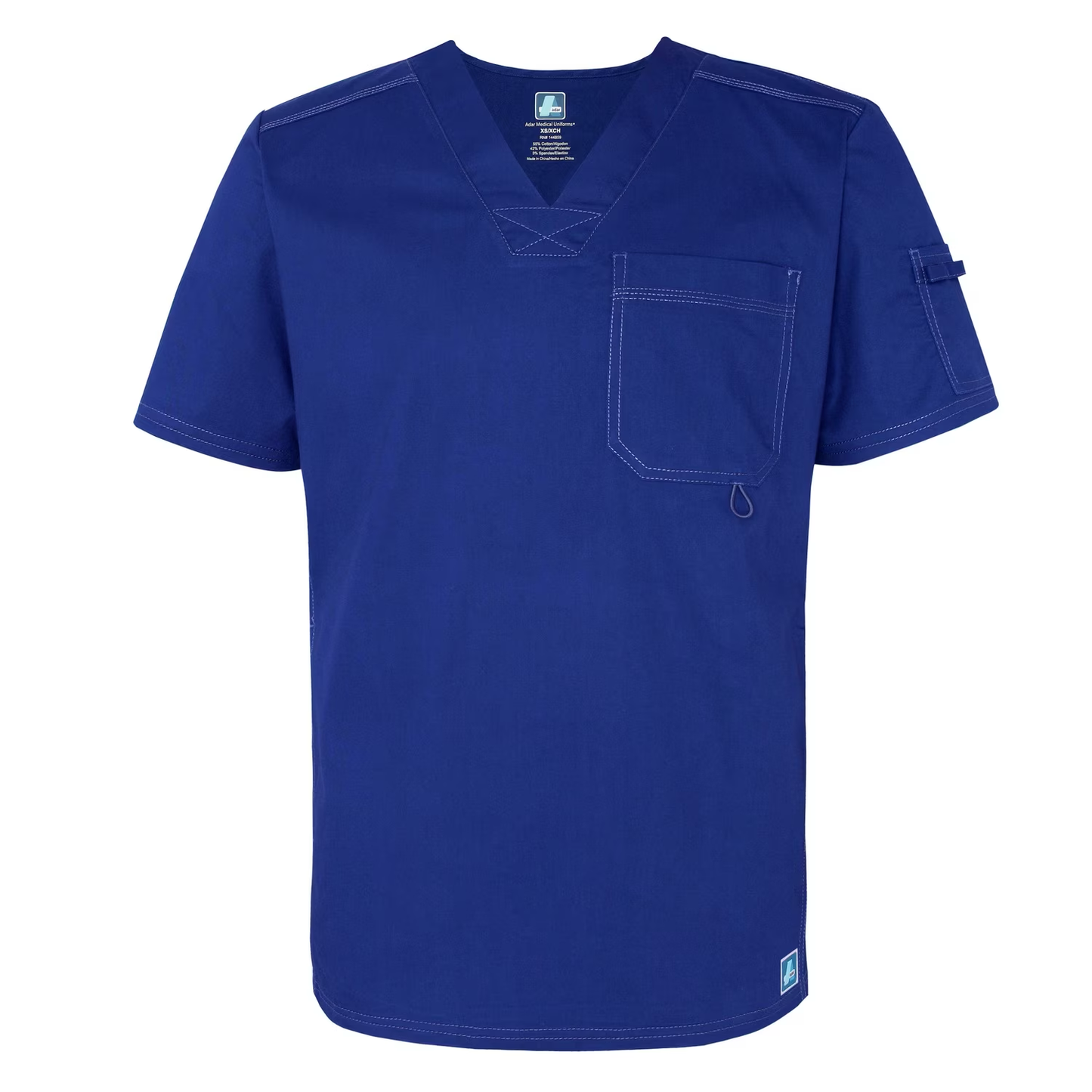 Haut à col en V extensible Adar Pop pour homme
