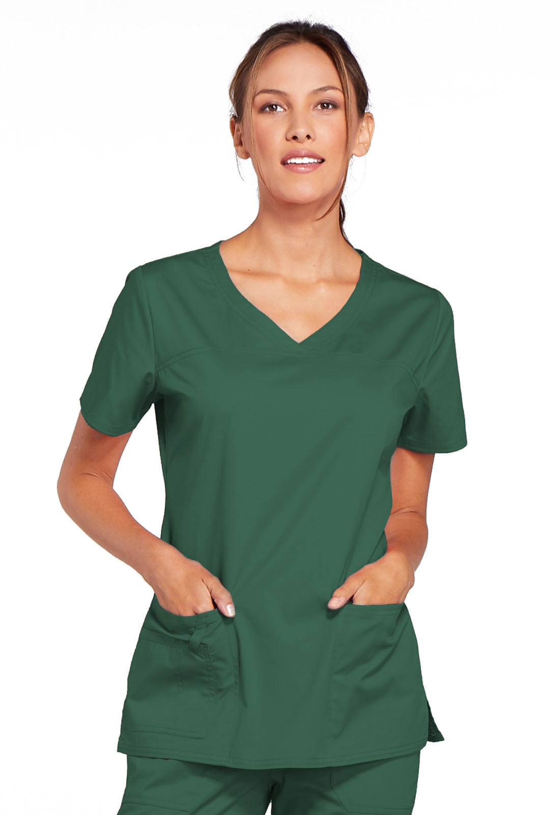Haut d'hôpital à col en V Cherokee Workwear Core Stretch