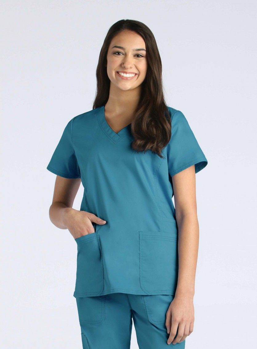 Top funcional con escote en V para mujer Maevn Blossom Signature