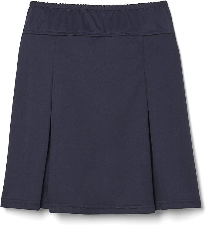 French Toast Girls Pull-On Kick Pleat Scooter Skirt
