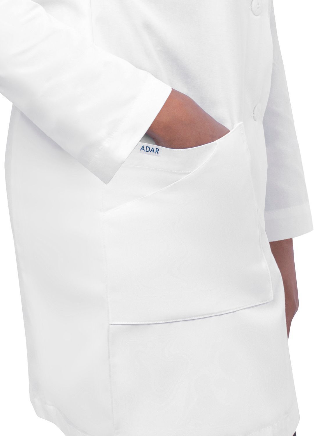 Bata de laboratorio de corte entallado para mujer de 36" de Adar Universal