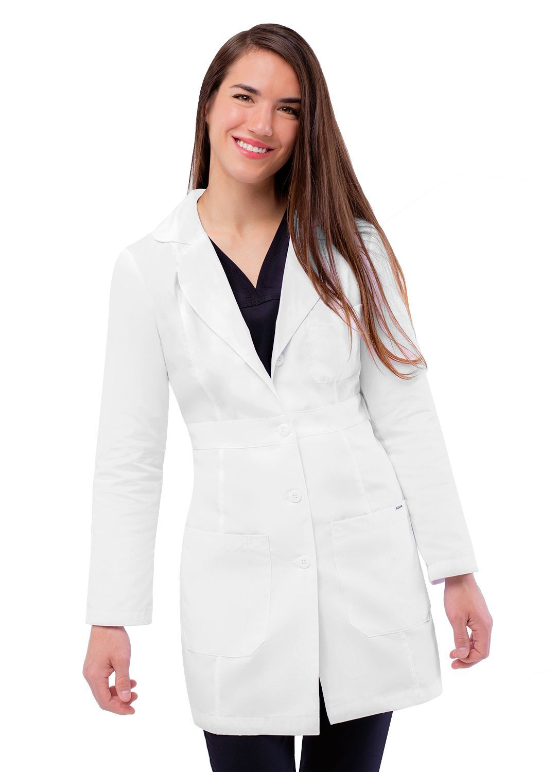 Blouse de laboratoire à ceinture réglable Adar Universal pour femmes de 33 po