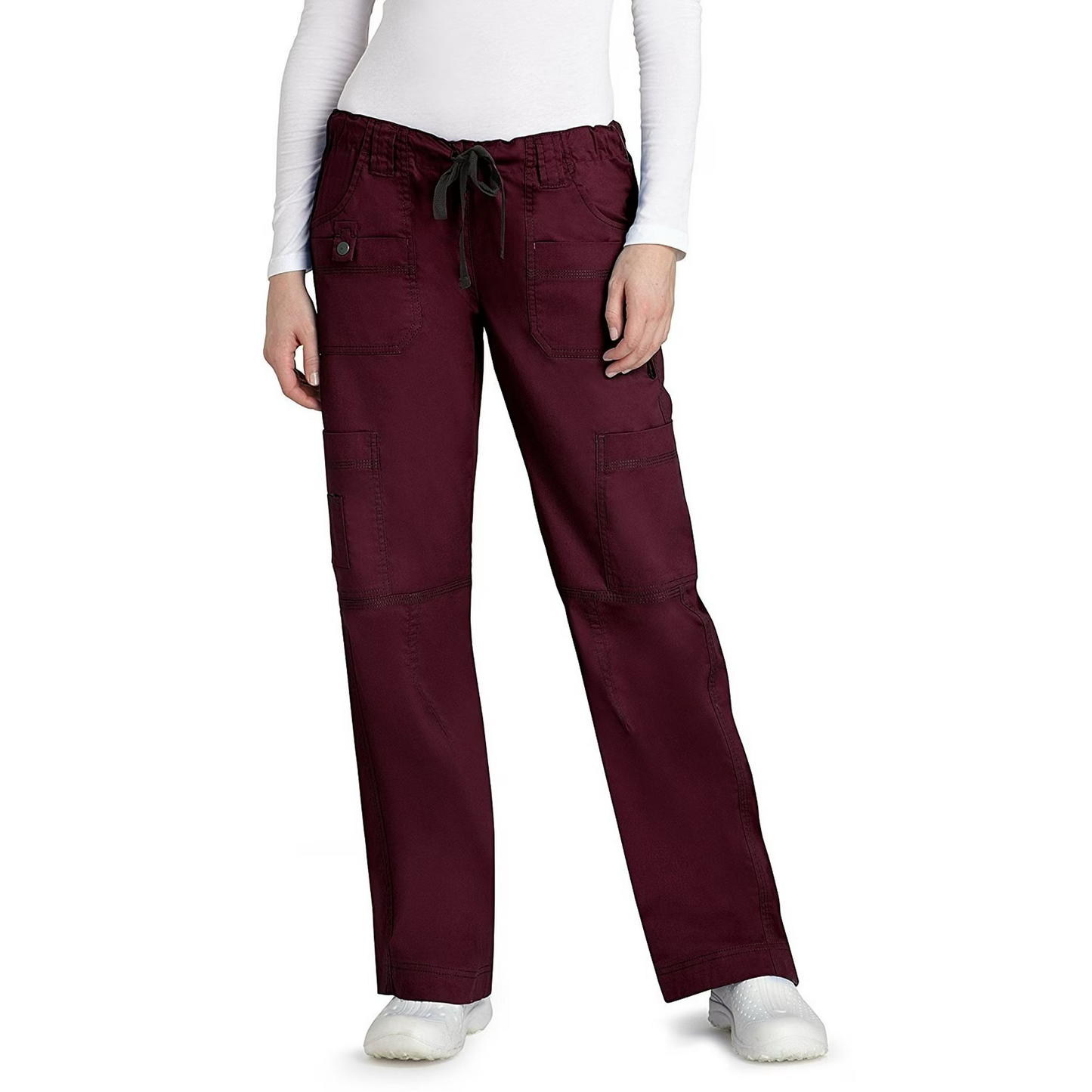Pantalon droit multi-poches extensible Adar Pop