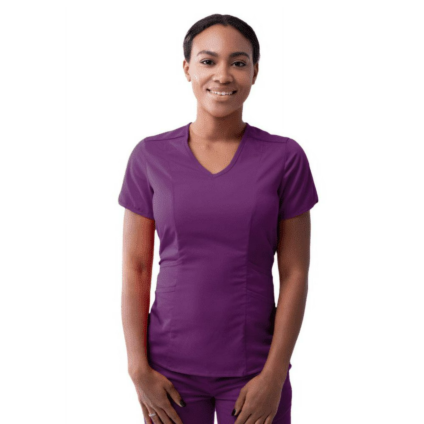 Adar Pro Modern V-Neck Scrub Top