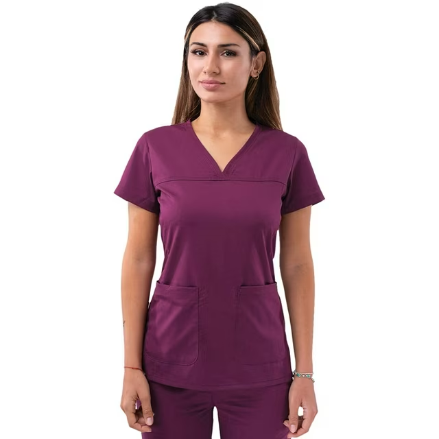 Adar Pro Sweetheart V-Neck Scrub Top