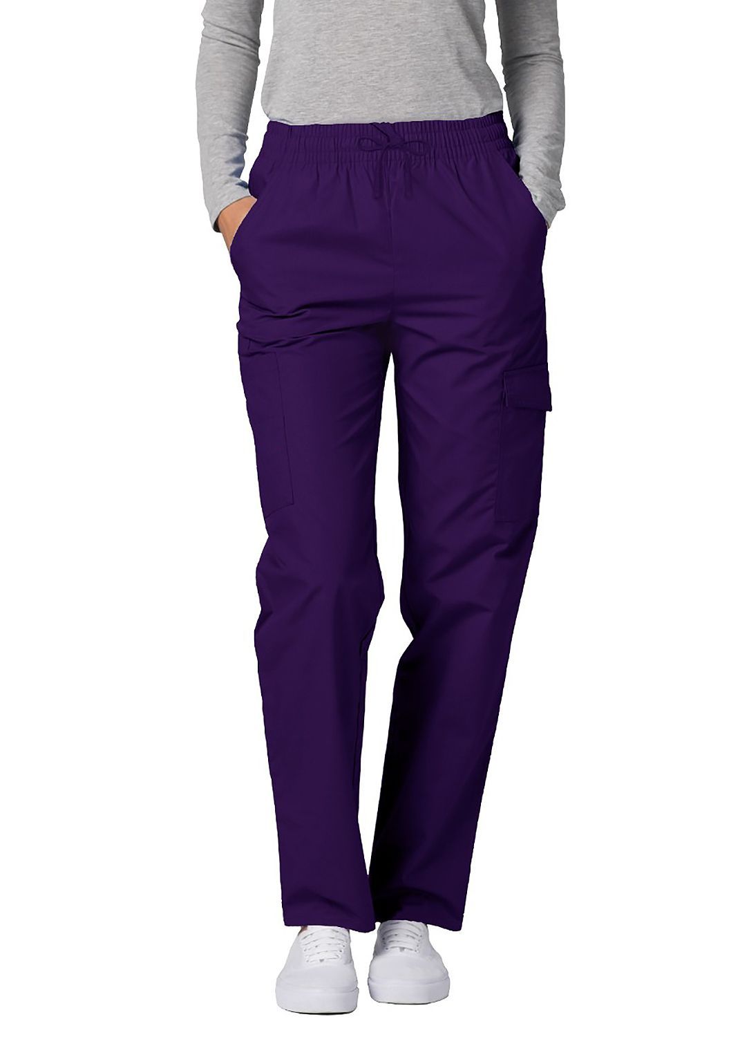 Pantalones cargo unisex de múltiples bolsillos Adar Universal Petite