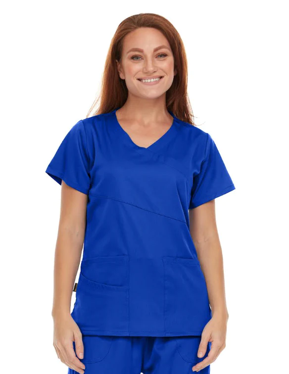Pepino Uniforms Mock Neck Scrub Top