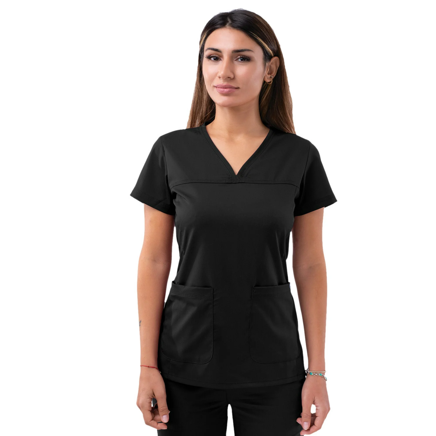Adar Pro Sweetheart V-Neck Scrub Top