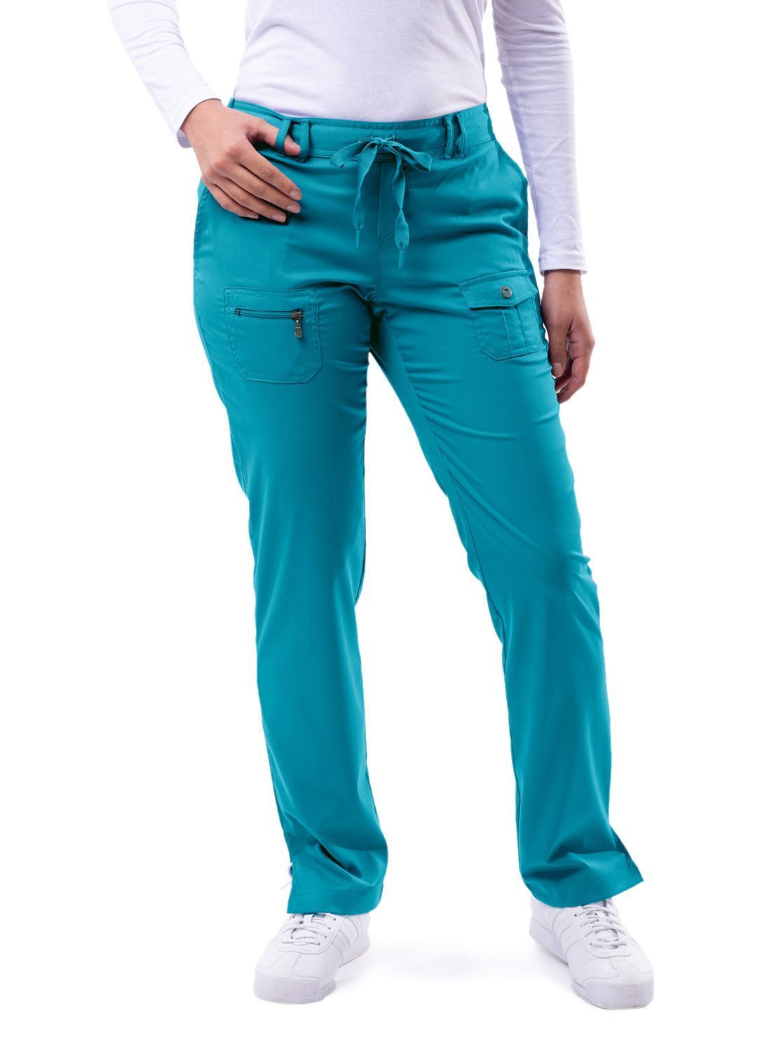 Adar Pro Tall Slim Fit 6-Pocket Scrub Pants