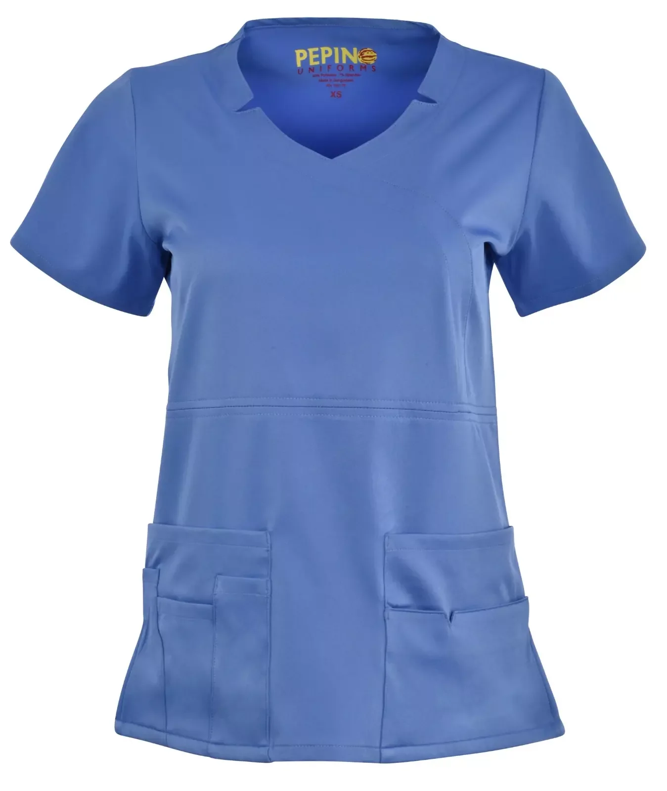 Pepino Uniforms Notch Neck Top