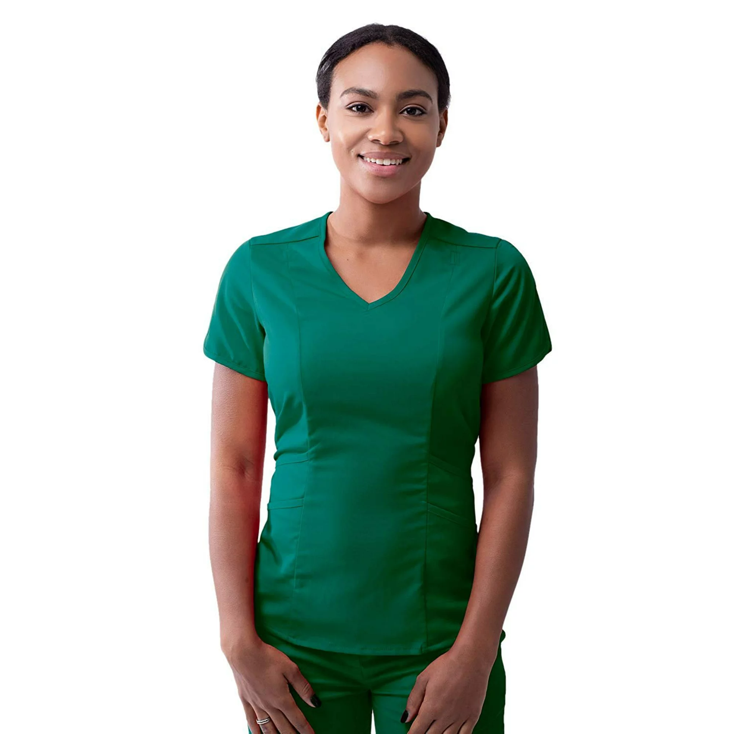 Adar Pro Modern V-Neck Scrub Top