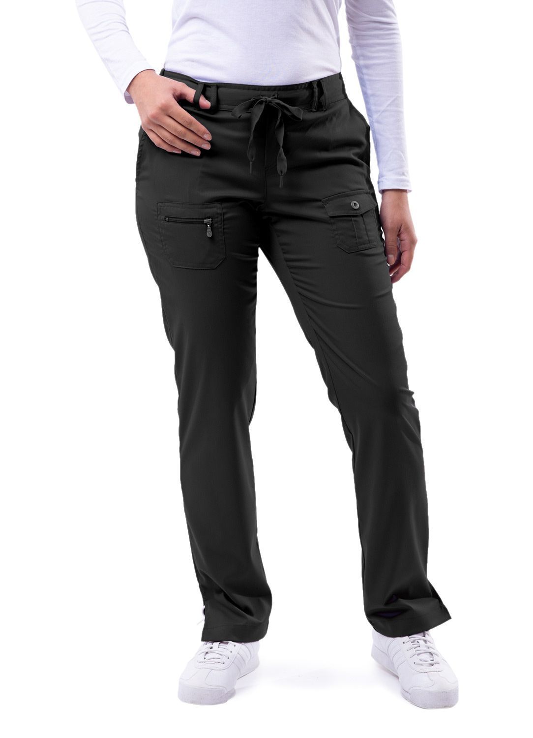 Adar Pro Tall Slim Fit 6-Pocket Scrub Pants