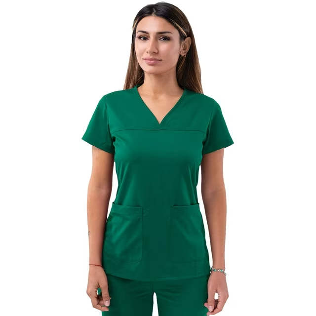 Adar Pro Sweetheart V-Neck Scrub Top