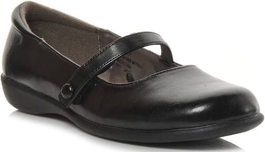 Zapatos Ashley negros con diseño de tostadas francesas