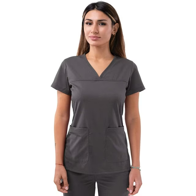 Adar Pro Sweetheart V-Neck Scrub Top