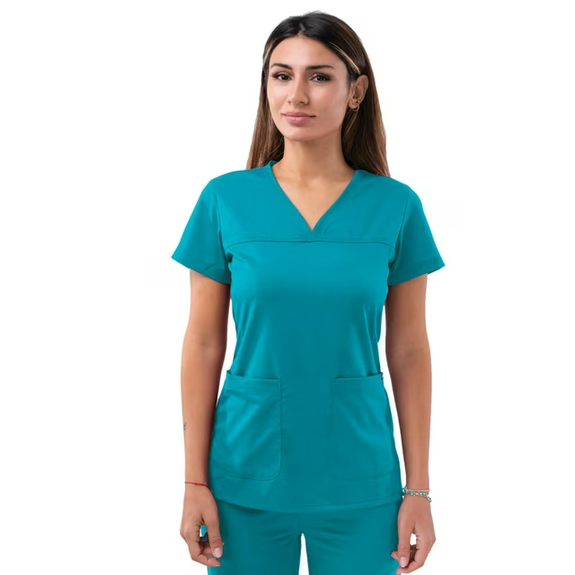 Adar Pro Sweetheart V-Neck Scrub Top