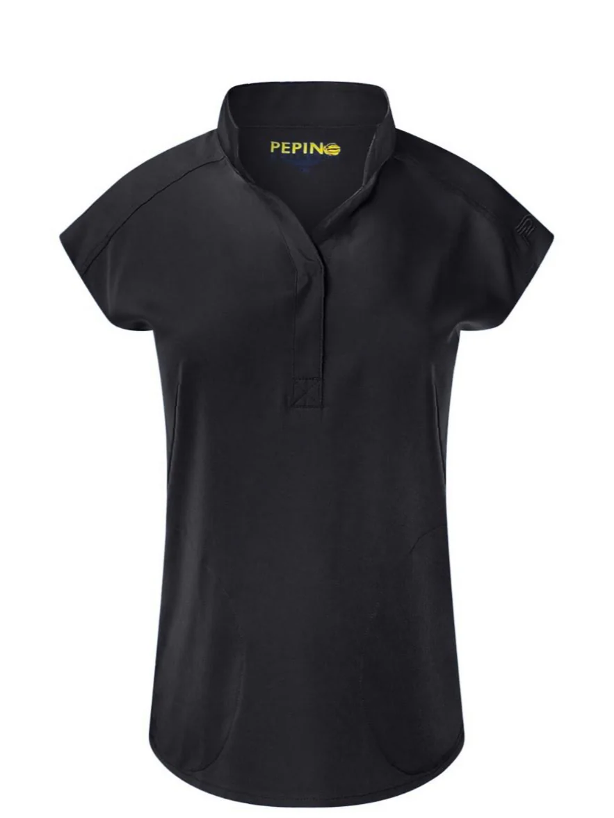 Pepino Uniforms Mandarin Collar Tuck In Top