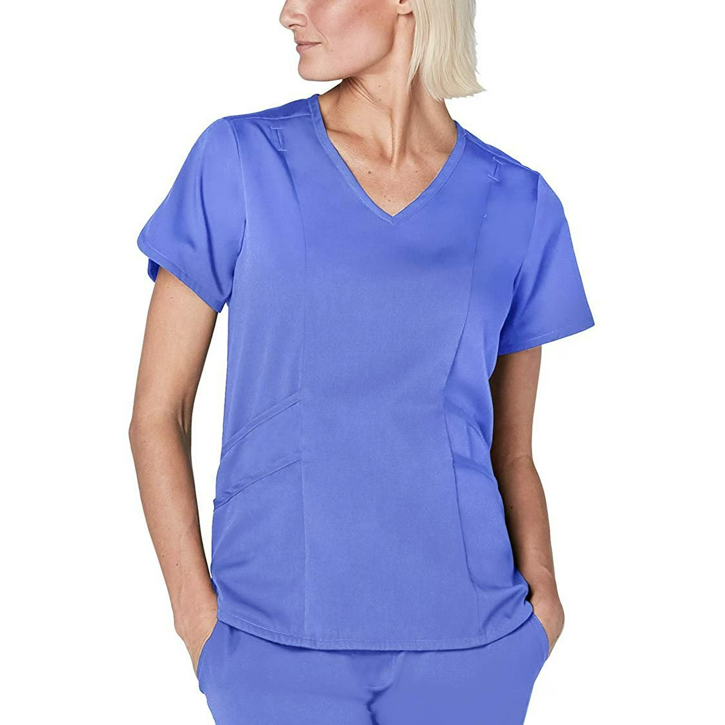 Adar Pro Modern V-Neck Scrub Top
