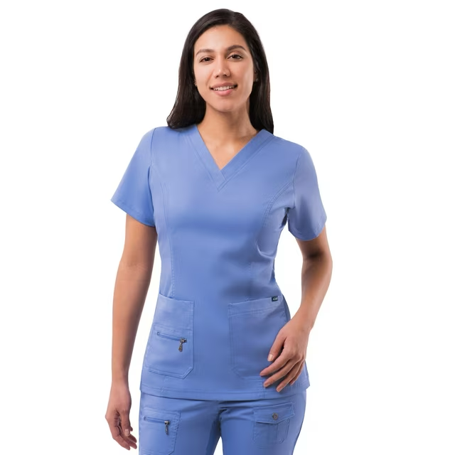 Adar Pro Elevated V-Neck Scrub Top