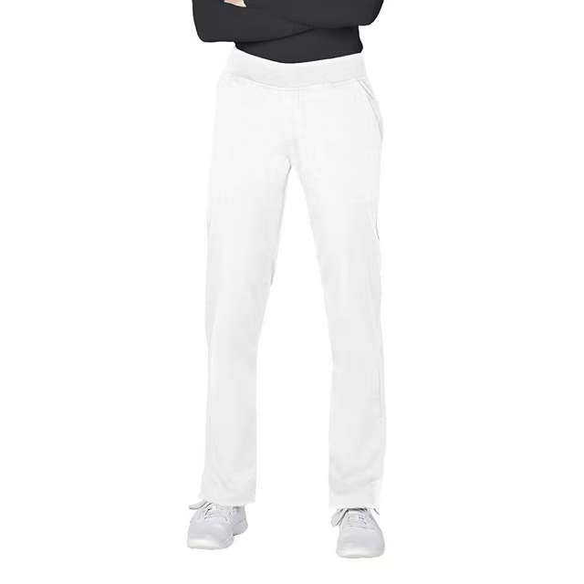 Adar Pro Tailored Skinny Leg Yoga Scrub Pants