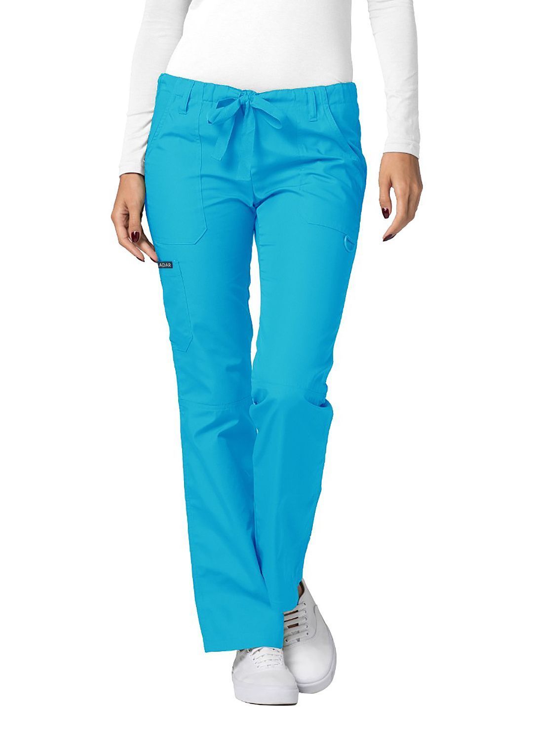 Pantalon unisexe à cordon de serrage et genoux fendus Adar Universal