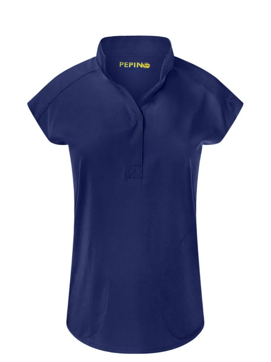 Pepino Uniforms Mandarin Collar Tuck In Top