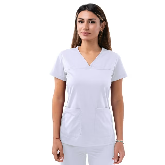 Adar Pro Sweetheart V-Neck Scrub Top