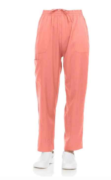 Pantalon cargo extensible unisexe à taille élastique Pepino Uniforms