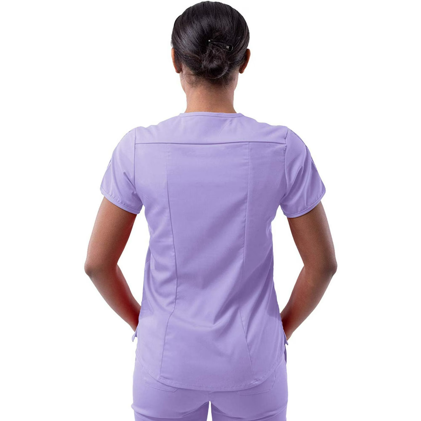 Adar Pro Modern V-Neck Scrub Top