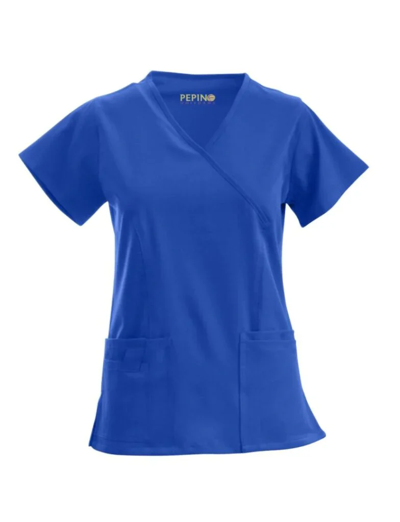 Pepino Uniforms Mock Neck Scrub Top
