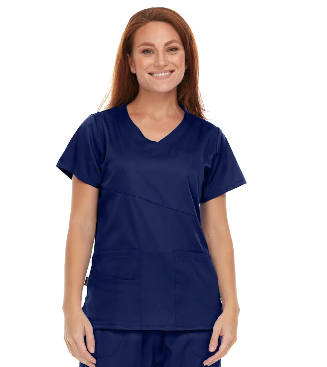 Pepino Uniforms Mock Neck Scrub Top