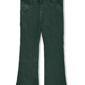 French Toast Girls Adjustable Waist Pleated Twill Bootcut Pants