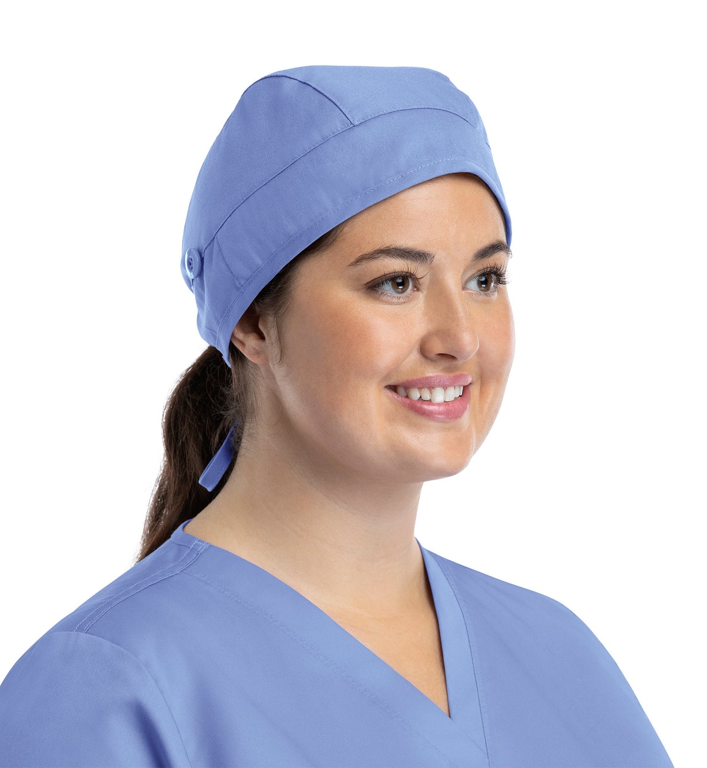 Maevn Unisex Scrub Cap With Buttons