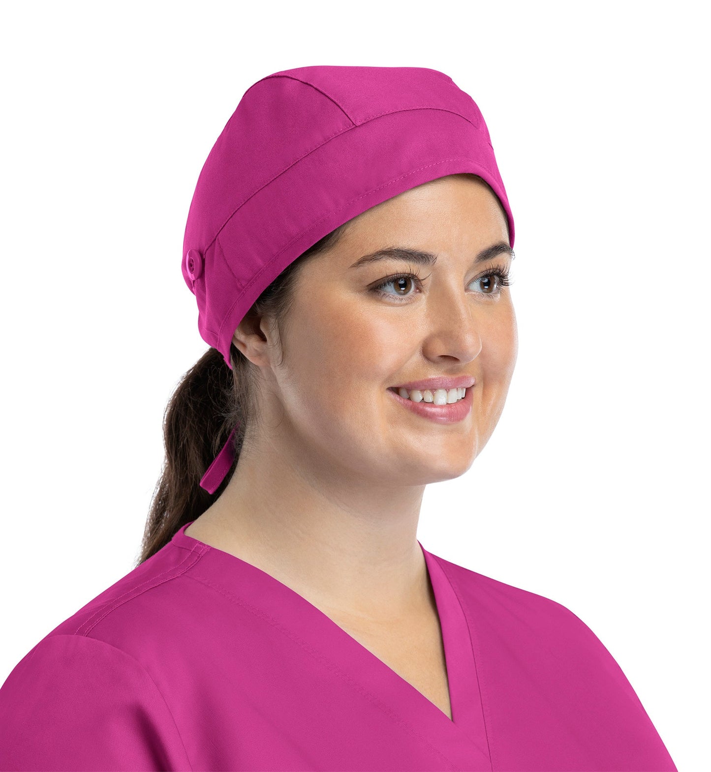 Maevn Unisex Scrub Cap With Buttons