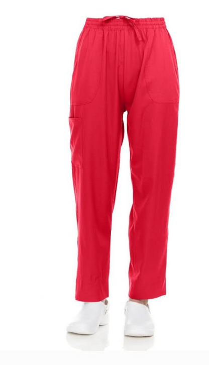 Pepino Uniforms Unisex Elastic Waist Cargo Stretch Pants