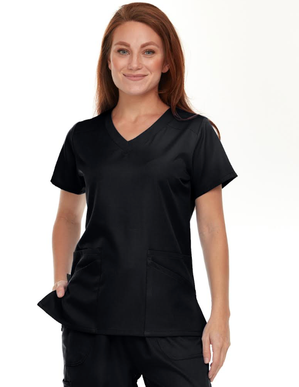 Pepino Uniforms Scoop V-Neck Scrub Top