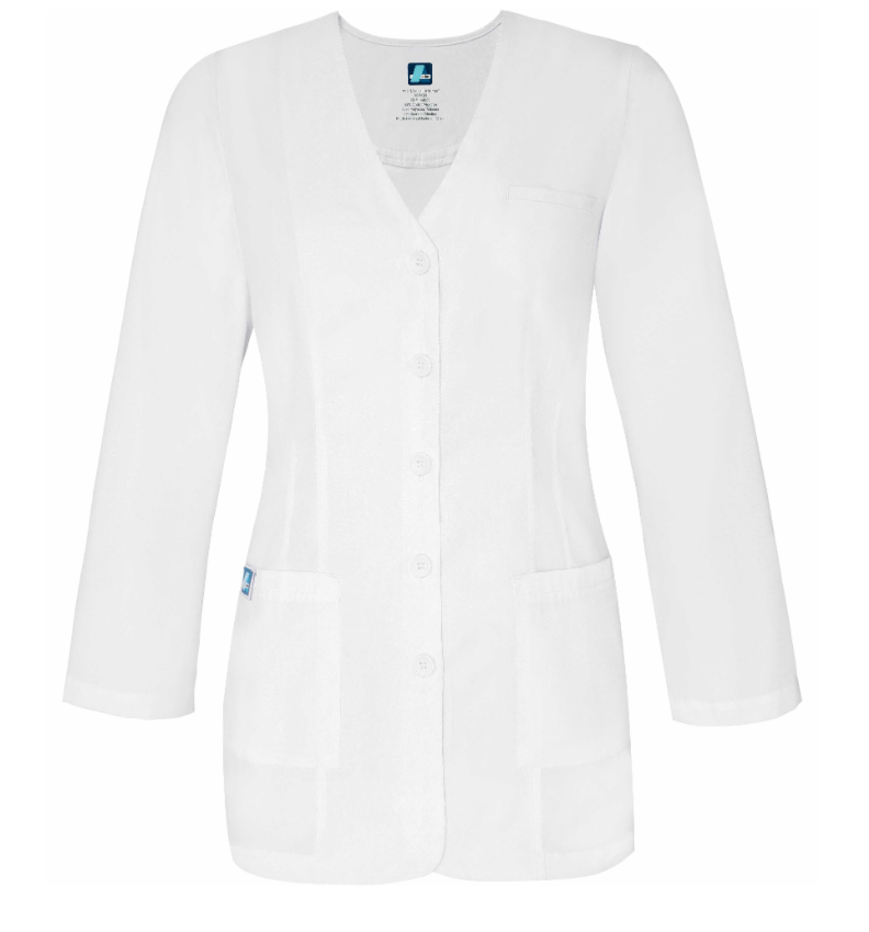 Adar Universal Womens 31" Princess V-Neck Lab Coat