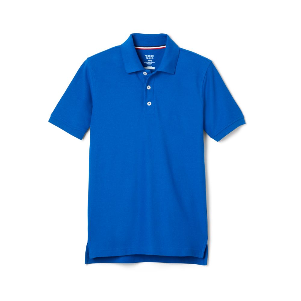 French Toast Boys Short Sleeve Pique Polo