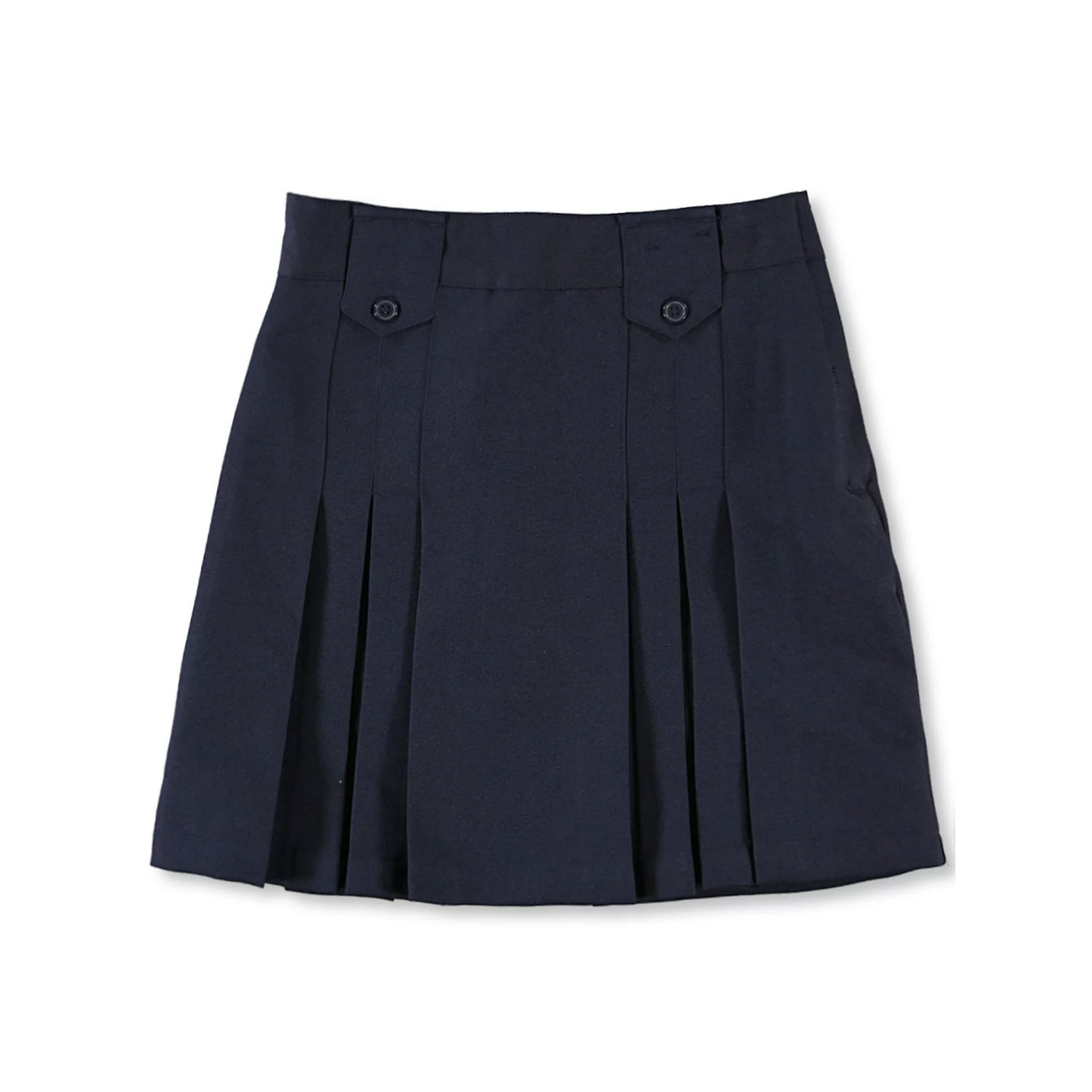 French Toast Girls Adjustable Waist Triple Pleated Skirt