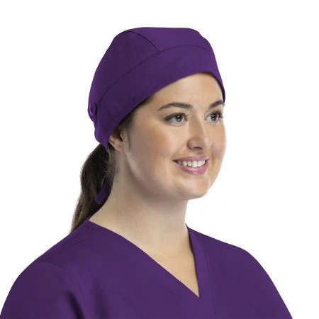 Maevn Unisex Scrub Cap With Buttons