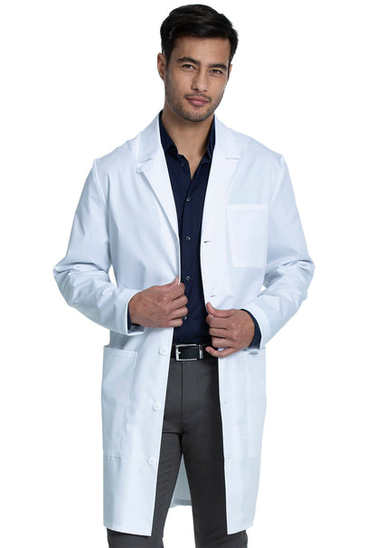 Project Lab by Cherokee Mens 38" Button Front Lab Coat